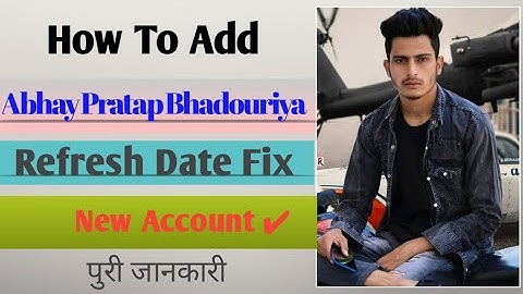Abhay Pratap Bhadouriya Ka ID Refresh Kb Hai || The SD Family ID Refresh Kb Hai 2022 || #rajputvibe