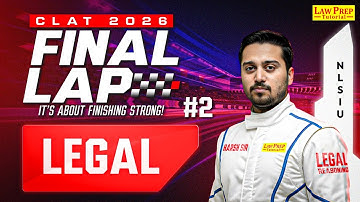 CLAT 2026: Current Legal Affairs | #2 | CLAT 2026 Preparation | Legal Current Affairs for CLAT Exam