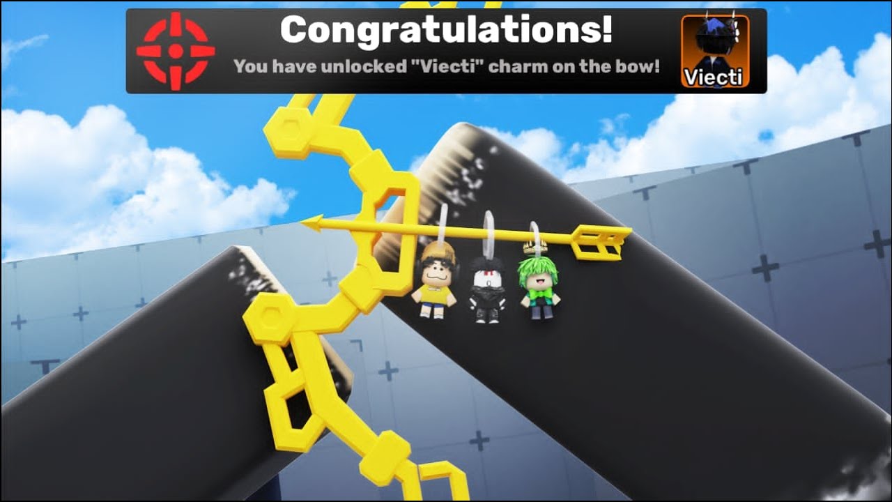 Я собрал все чары YouTuber на своём луке (Roblox Rivals)