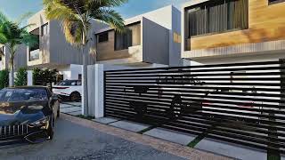 Modern gated community