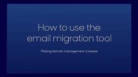 How to Use the OpenSRS Email Migration Tool