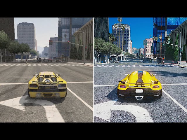 ▻GTA 5 Xbox 360 vs PC Ultra-Realistic 2018 Graphics Mod! [GTA 6 Graphics] 