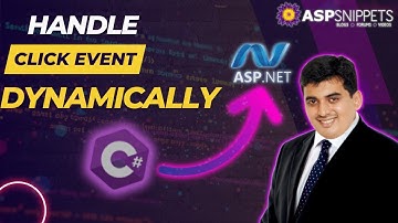 Handle Click event of dynamically generated Button, LinkButton and ImageButton in ASP.Net