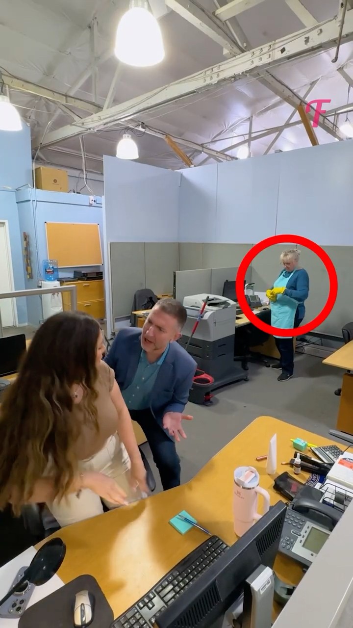Boss's Dirty Secret Exposed by a Brave Cleaner! #shorts