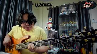 Ceflar E8 with Warwick Masterbuilt Streamer Stage II 5 String - Natural Oil Finish by Keng-Bassist