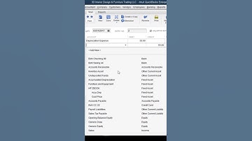 Recording Depreciation in Quickbooks