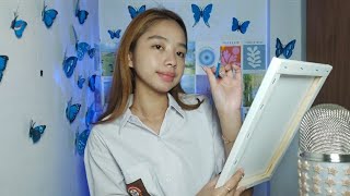 ASMR annoying girl painting you (Roleplay) ASMR INDONESIA