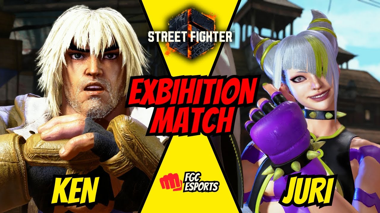 SF6 - Exbihition Match - Ken vs Juri [Leve 8 CPU] - YouTube