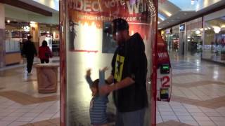 The Hurricane Simulator at the mall