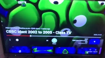 CBBC ident 2002 to 2005 - Class TV SLO-MO