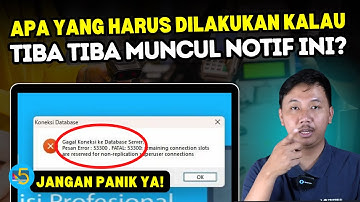 Pada PC klien Muncul Notif "Error 53300" di IPOS 5, Gimana Solusinya?? #aplikasikasir #pc #tutorial