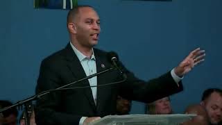 Rep. Hakeem Jeffries Calls President Trump 