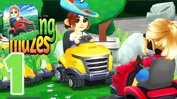 Mowing Mazes - (Garden 1-3) - Gameplay Walkthrough Part #1