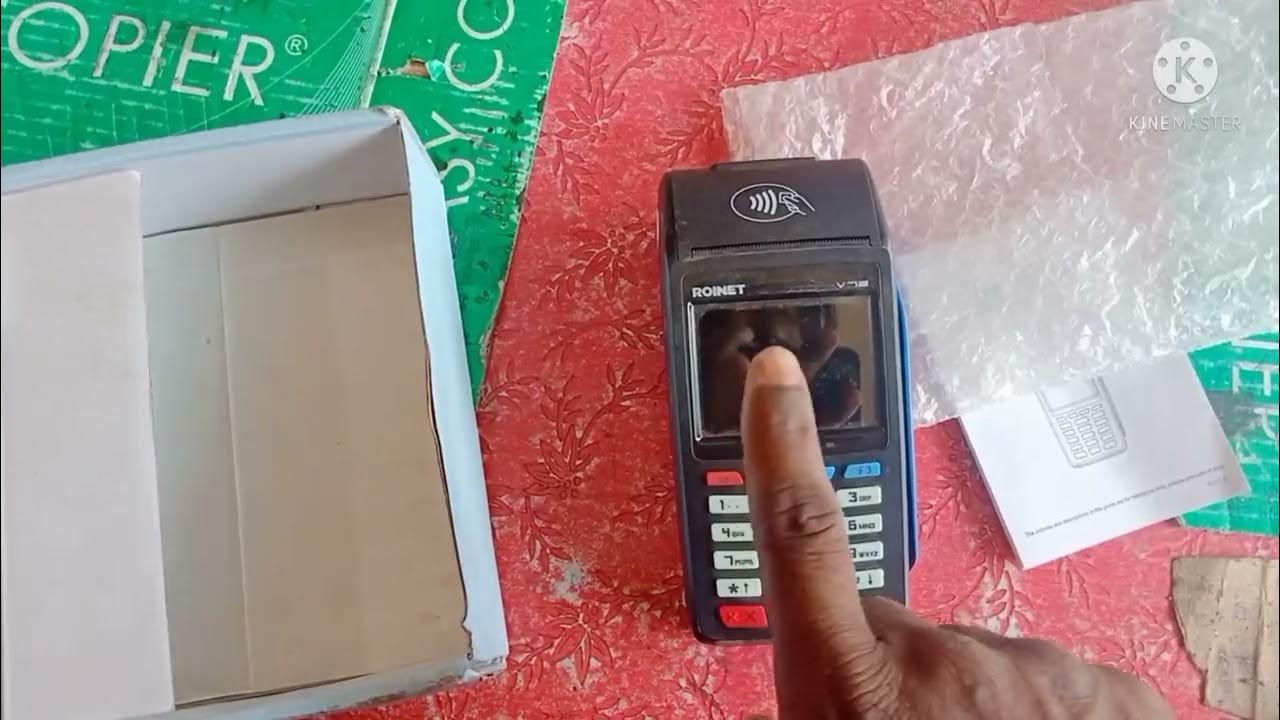 How Wireless pos Terminal v7! ATM MACHINE .. YouTube