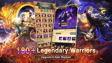 IDLE Warriors:Three Kingdoms 😱🔥 GAMEPLAY (Android & iOS)