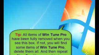 Win Tune Pro - Guide to Remove Potentially Unwanted Programs