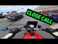 Driver S Worst Mistake Close Call With Motorcycle 