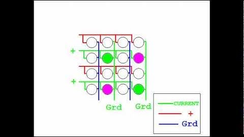 How to Multiplex an LED Grid...