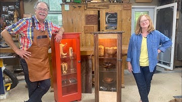 The American Woodshop- 2803- Freestanding Display Cases