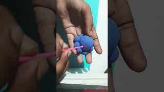 pencil topper with supper clay octopus ? ? shortvideo diy youtubeshorts crafterashu