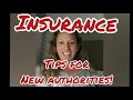 COMMERCIAL INSURANCE - Tips for New Authorities