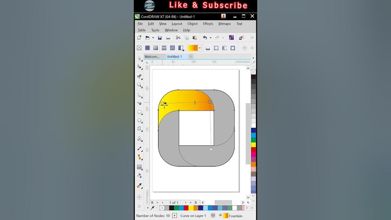 CORELDRAW PRO DESIGN JalalRaksa shorts YouTube