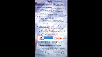 Std 10th maths 1 first unit test question sample paper 2025 maharashtra board #class #maths #exam