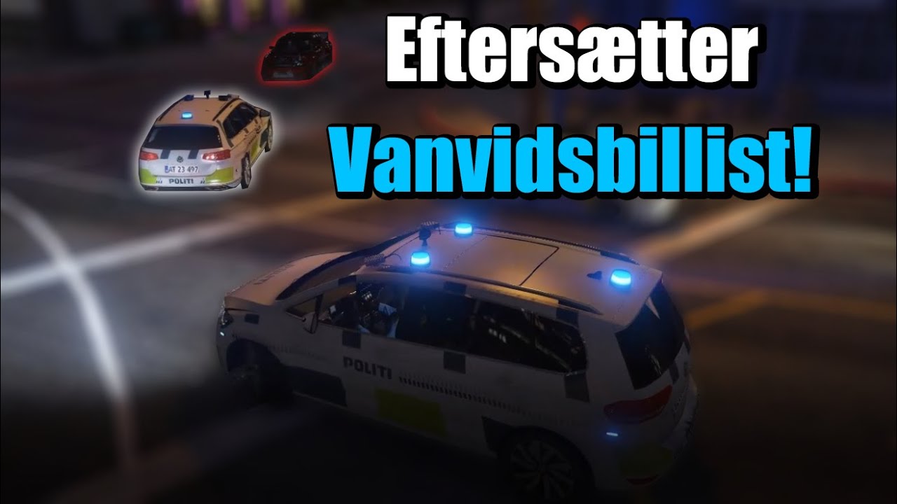 Eftersætter vanvidsbillist! | GTA 5 Dansk RP