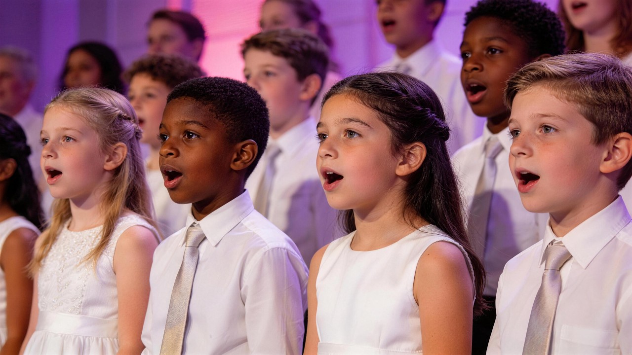 Soft Children's choir chant | Peaceful Church Christian Gosepl