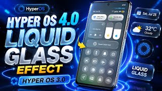 Get HyperOS 4.0 Liquid Glass Effect on HyperOS 3.0! 🔥 screenshot 4