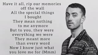 Sam Smith - Diamonds - lyrics