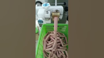 Máy làm xúc xích - đùn định lượng giò chả - lạp xưởng - xúc xích - nhân bánh các loại.Tốc độ cực cao