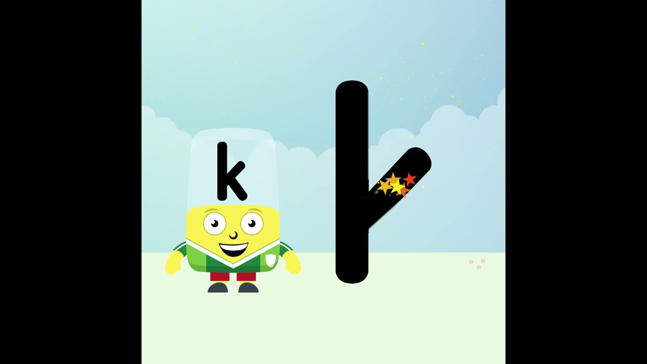  Officialalphablocks Learn How To Write The Letter K Zig Zag Family App