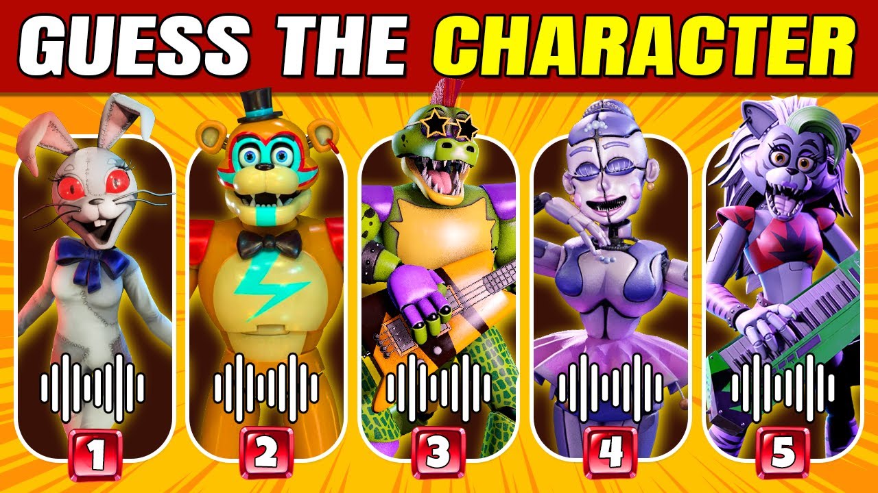 Guess The FNAF Character by Voice & Emoji - Fnaf Quiz | Five Nights At ...