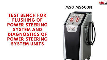 MS503N Test Bench for flushing of power steering system and diagnsotics