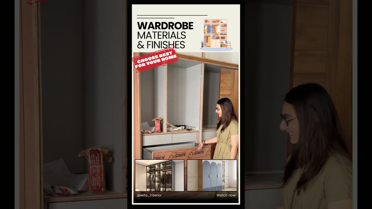 BEST Material for Wardrobe? 🤔 | Plywood vs Blockboard vs HDHMR #Home