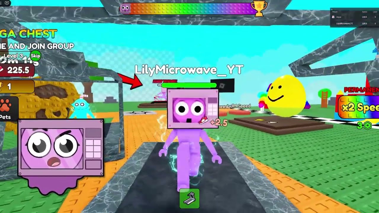 Every Second +1 SPEED to Escape Roblox Tsunami...