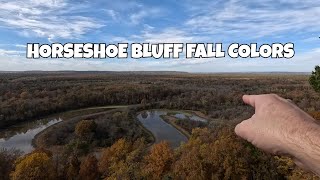 Fall Colors at Horseshoe Bluff in the Shawnee National Forest