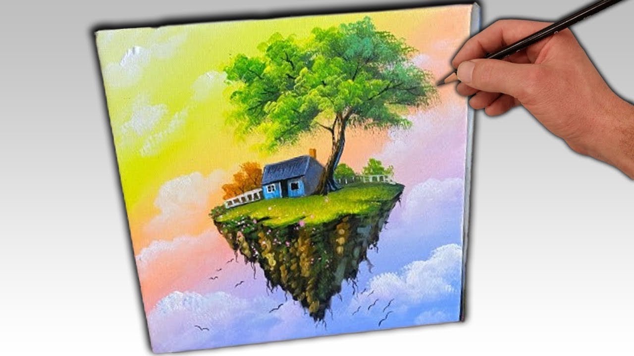 I liked this painting so much that I had to redraw it right away - YouTube