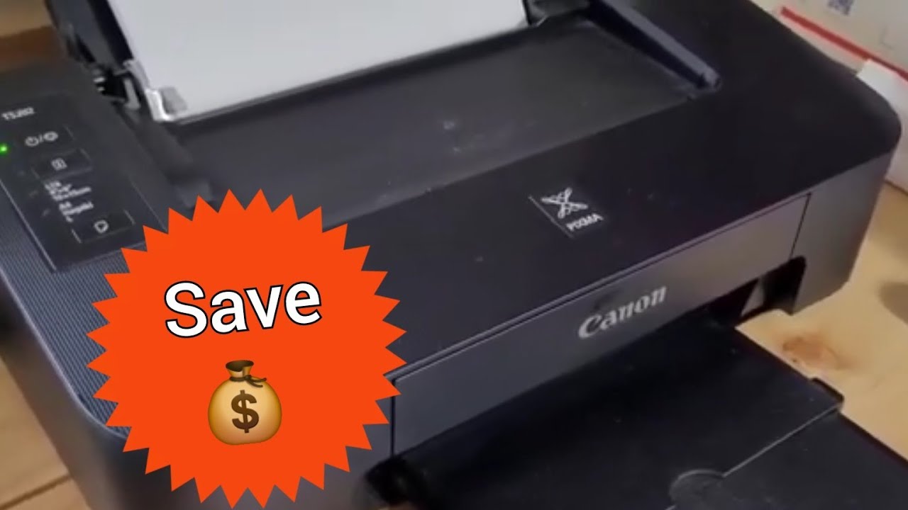 Fast & Simple Cannon TS202 AUTOMATIC printhead cleaning