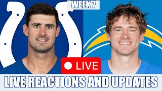 Indianapolis Colts vs. Los Angeles Chargers Week 7 LIVE Play by Play, Reactions And Updates