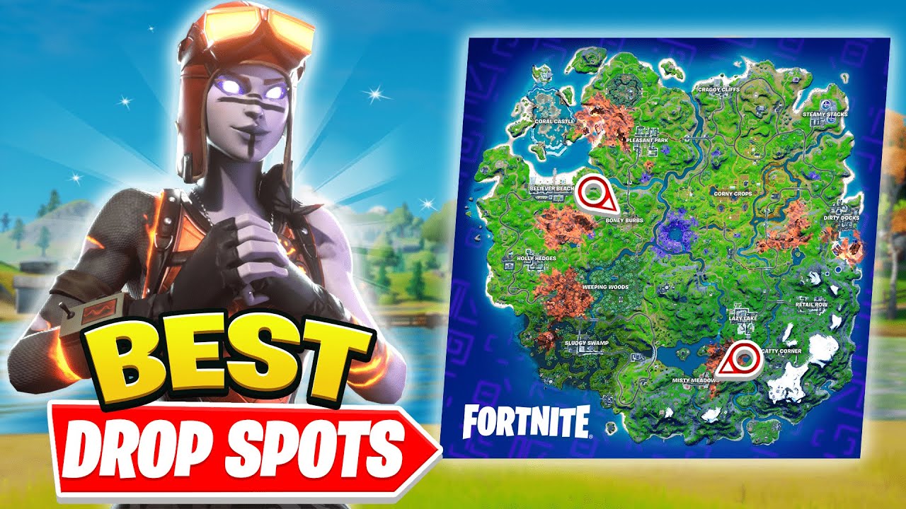 3 *BEST* Landing Spots For EASY Arena Wins! - Fortnite Season 8