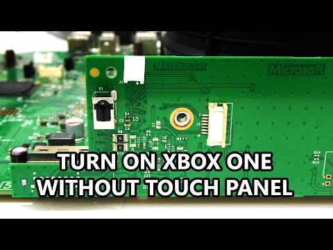 How to turn on / eject your Xbox One manually from the power board