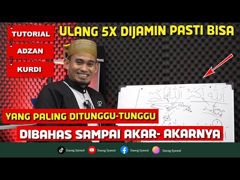 Adzan | Tutorial adzan Kurdi | jangan skip | mudah dipahami dan langsung bisa dipraktekkan