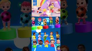 Bebefinn Pinkfong X Scary Boss Baby Coffin Dance Song Cover Tiles hop #shortsfeed #bebefinn