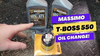 How to do an Oil Change on Massimo T-Boss 550 Hisun Linhai 500 UTV SxS