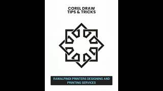 CorelDRAW Seamless Pattern Design with Rectangle & Ellipse Tool Tricks #coreldraw #shorts #viral