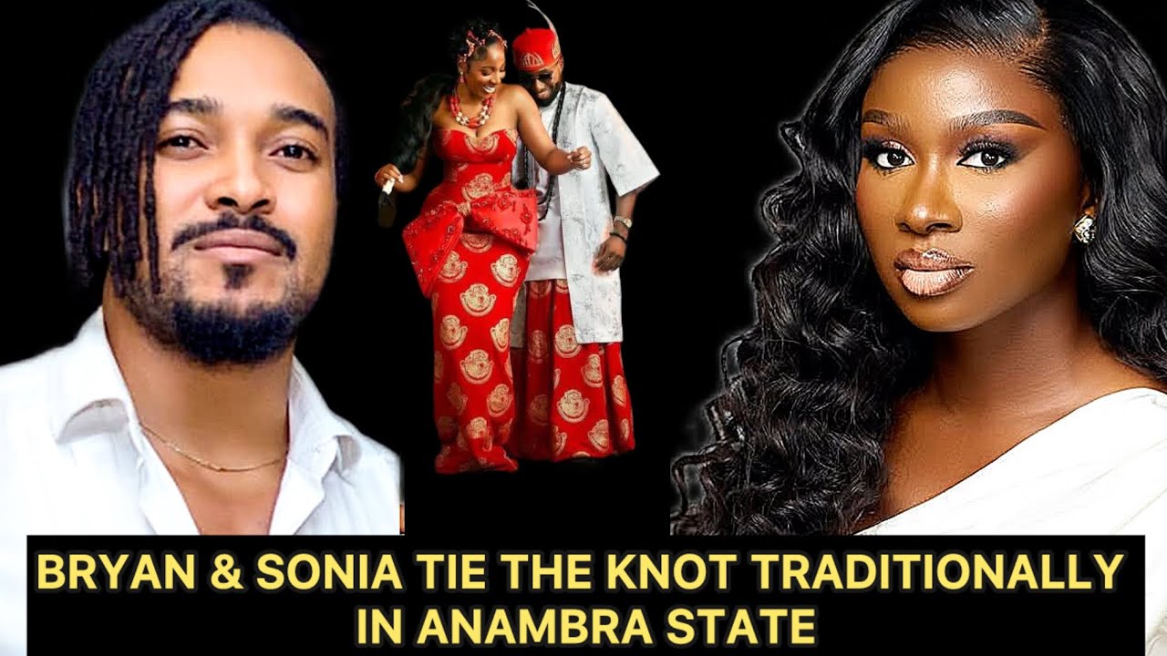 Брайан и Соня поженились по традиционному обряду в штате Анамбра.