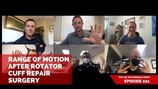 Range of Motion After Rotator Cuff Repair Surgery