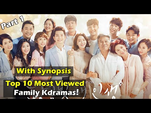 Top 10 Most Watched Family Korean Dramas with Million Views | Pt.1| Comedy, Romance, Drama, Thriller